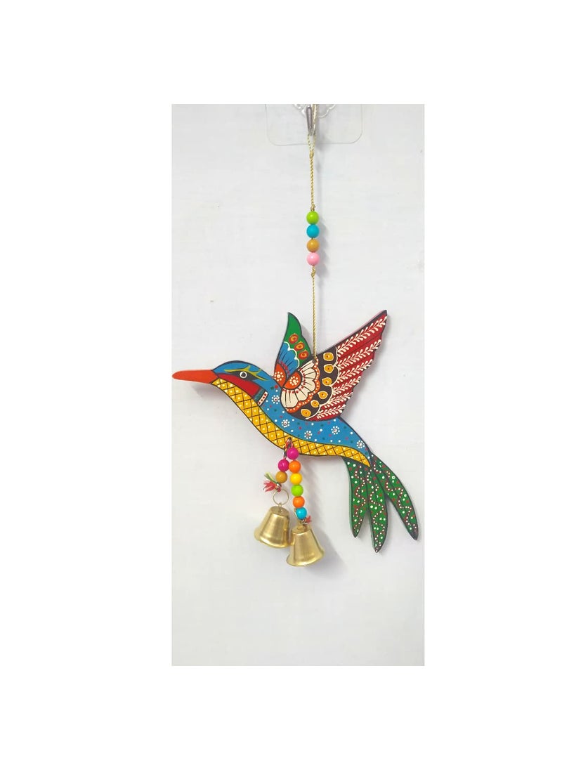 DRAVY HANDICRAFTS Bird Hanging Latkan Toran for Pooja Garden Decorative Main Door Wall Hanging Balcony Decoration Hanging Decorative Items for Room Wall Dcor Decoration for Home