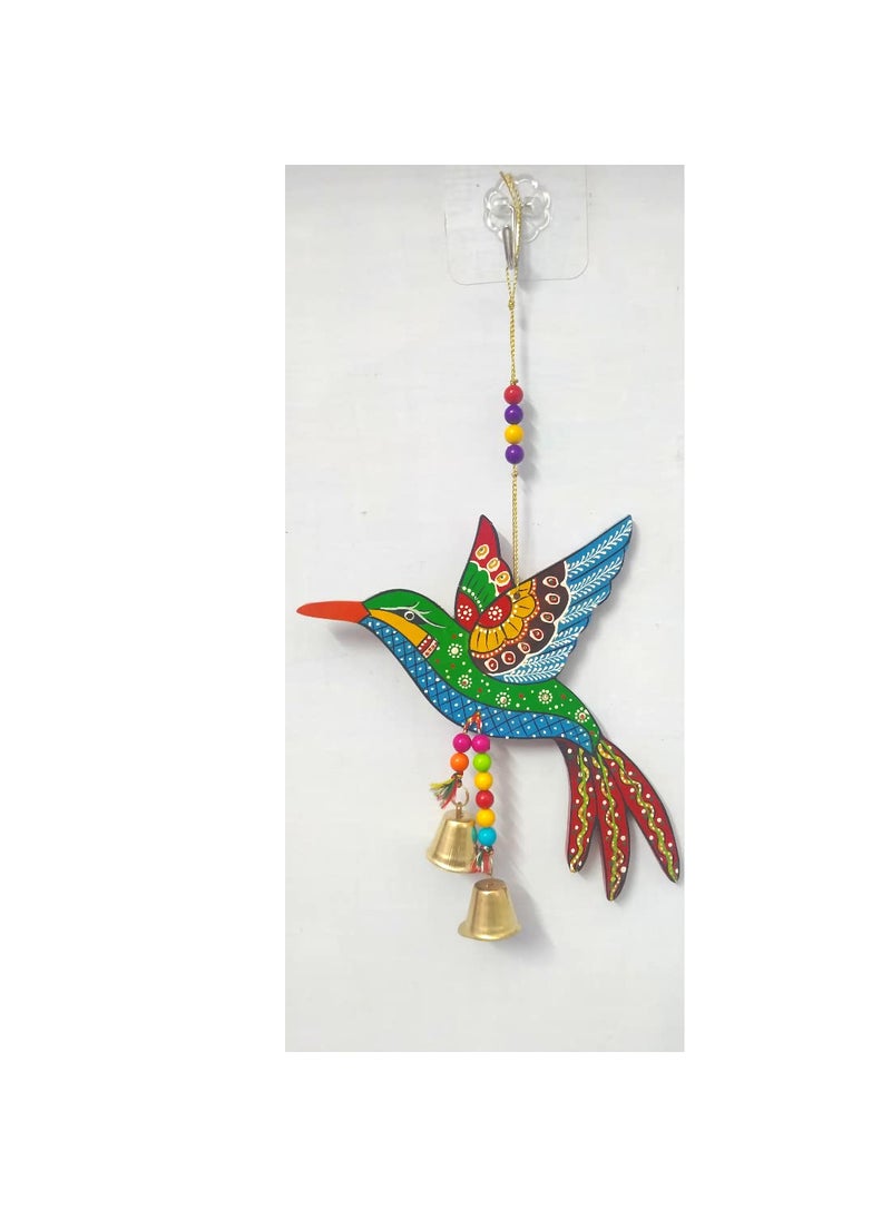 DRAVY HANDICRAFTS Bird Hanging Latkan Toran for Pooja Garden Decorative Main Door Wall Hanging Balcony Decoration Hanging Decorative Items for Room Wall Dcor Decoration for Home