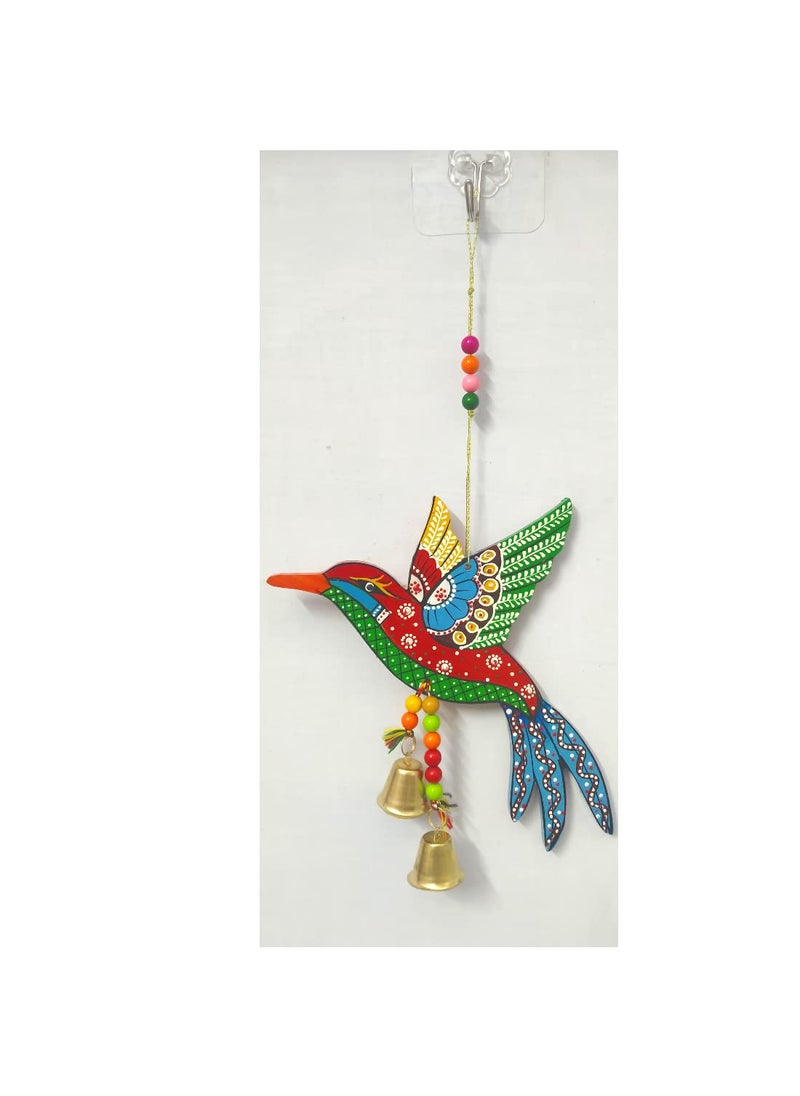 DRAVY HANDICRAFTS Bird Hanging Latkan Toran for Pooja Garden Decorative Main Door Wall Hanging Balcony Decoration Hanging Decorative Items for Room Wall Dcor Decoration for Home