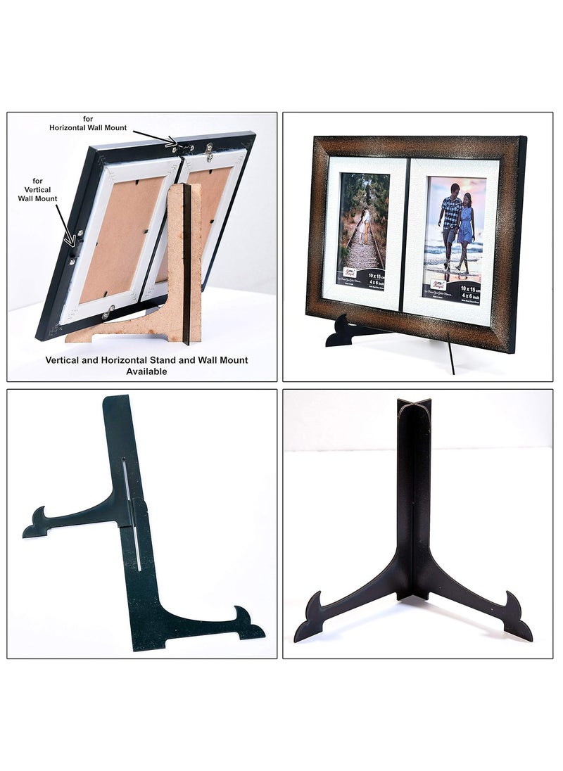 AJANTA ROYAL Synthetic Wood Photo Frame Brown_24 X6 Inch A152