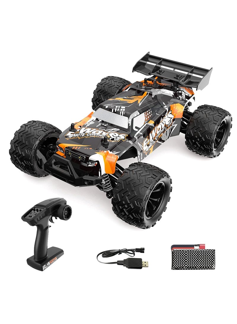 1/14 Scale XTREME SPEED 9002E All-Terrain 4WD RC Car – 40km/h High-Speed Brushless Motor, 2.4GHz Remote Control, Waterproof Off-Road Racing Truck for Adults & Kids – Hobby Grade with Metal Shocks, Anti-Slip Tires & Dual Differentials