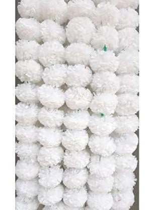 Sellplus Backdrop Setup for Mehndi haldi Marrige Pooja ganpati Home Decoration Combo of Marigold Strings Set 7