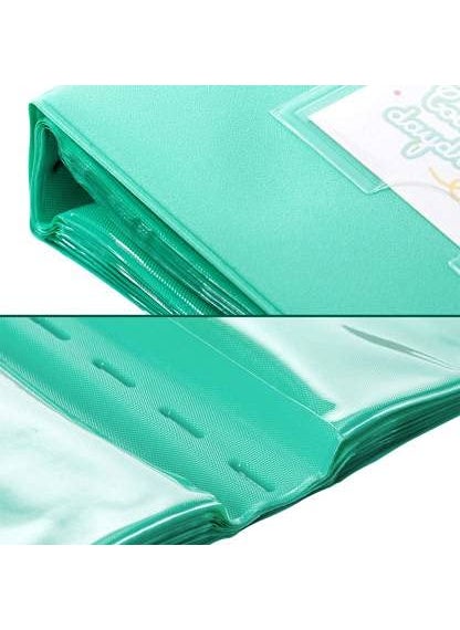 FotoCart Instax Mini 64 Page Photo Album Pieces of Moment Book Album Compatible for Films of Fujiflm Instax Mini 7s 8 8 9 25 26 50s 70 90 10 11 30 55 20 50 7 LiPlay Hello Kitty Turqoise