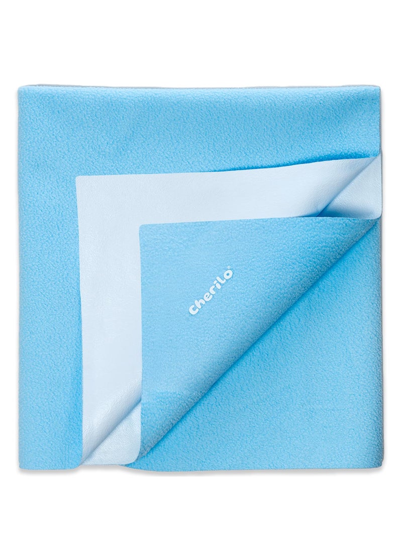 Cherilo Quick Dry Waterproof Protector Baby Dry Sheet Large 100cm X 140cm Sky Blue