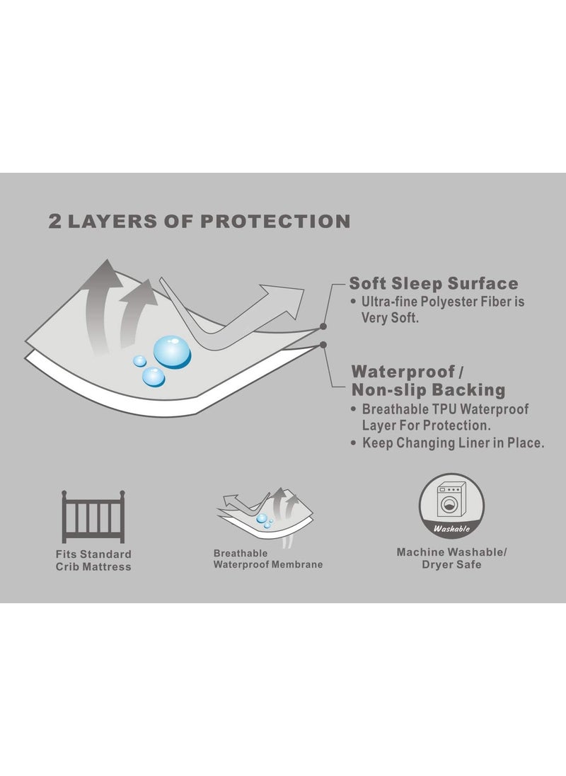 Edenwald Quick Dry Sheet for Babys Extra Absorbent Bed Protector Waterproof Mattress Protector Underpad Sheet Pack of 1 Queen Size 198X1524 Mint Green