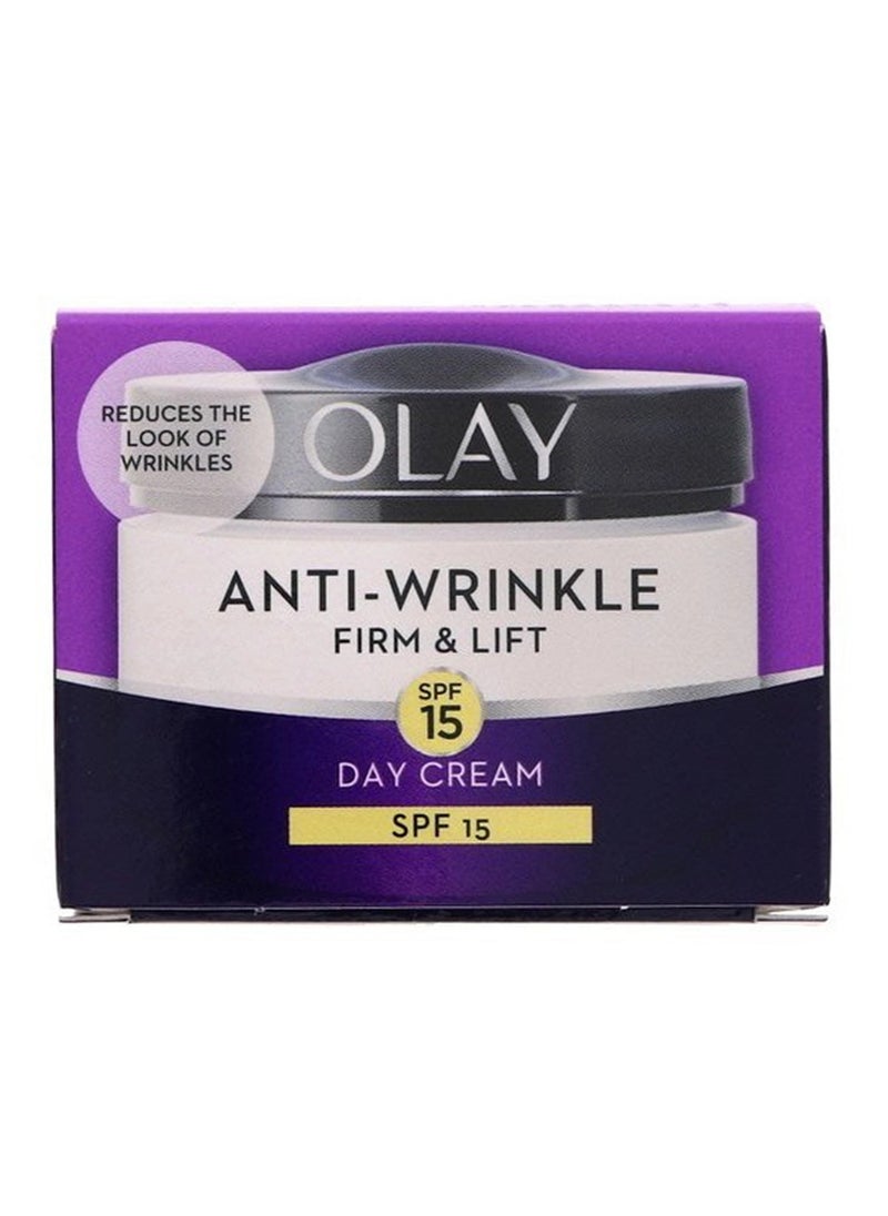 Olay SPF 15 Anti-Wrinkle Firm & Lift Day Cream - 50ml