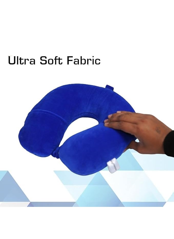 JYFT Premium Travel Neck Pillow and Eye Mask Travel Essential Neck Pain Relief for Flights Cars Air Pillow Neck Supportive Car Cushion for Ultimate Neck Rest Cervical Pillow