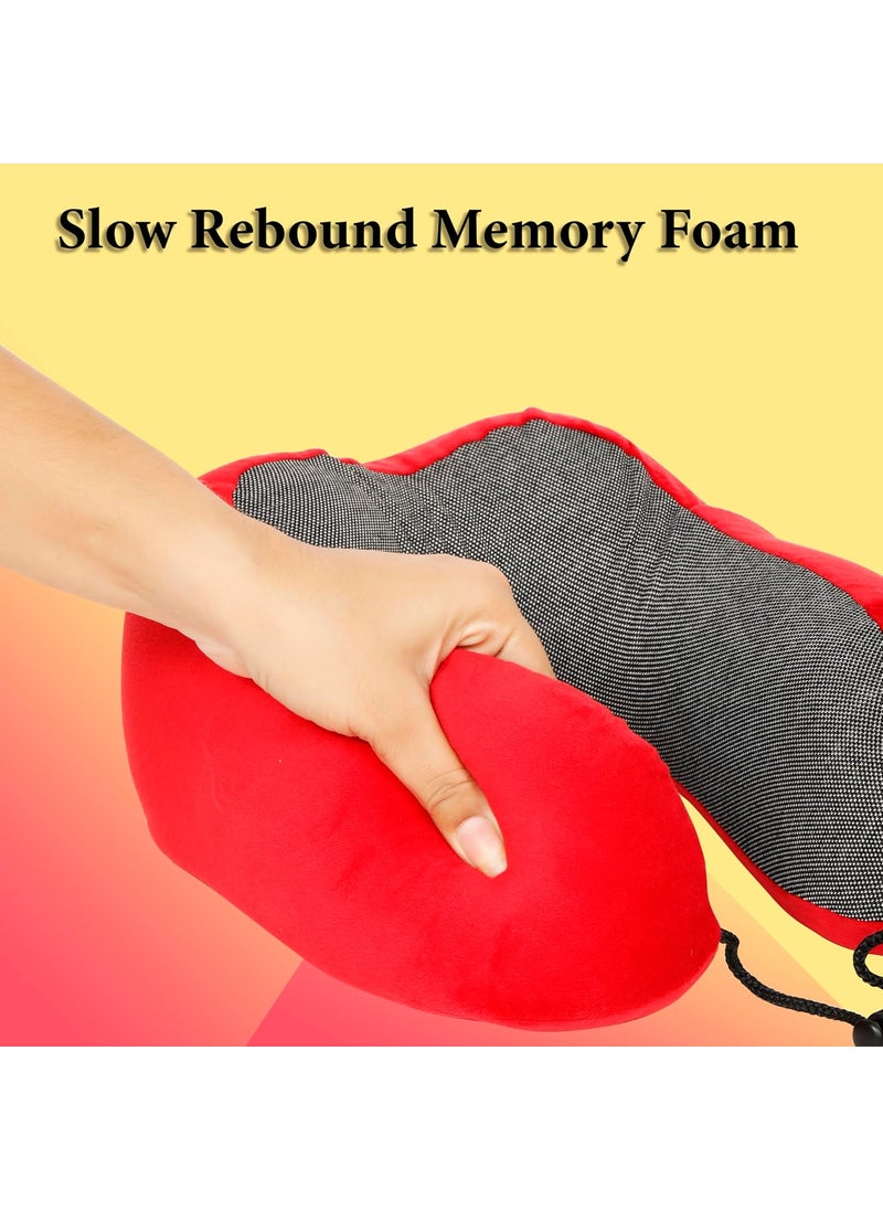 BigPlayer Cushions Pillows Neck Pillow for Travel Comfort Car Neck Rest Travel Essential Car Pillow Flight Pillow for Neck Pain Relief Neck pillow for Sleeping Men and Women