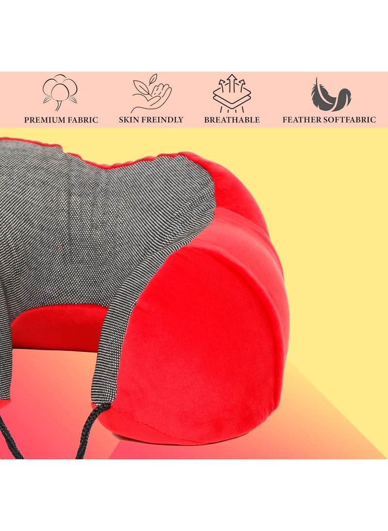 BigPlayer Cushions Pillows Neck Pillow for Travel Comfort Car Neck Rest Travel Essential Car Pillow Flight Pillow for Neck Pain Relief Neck pillow for Sleeping Men and Women