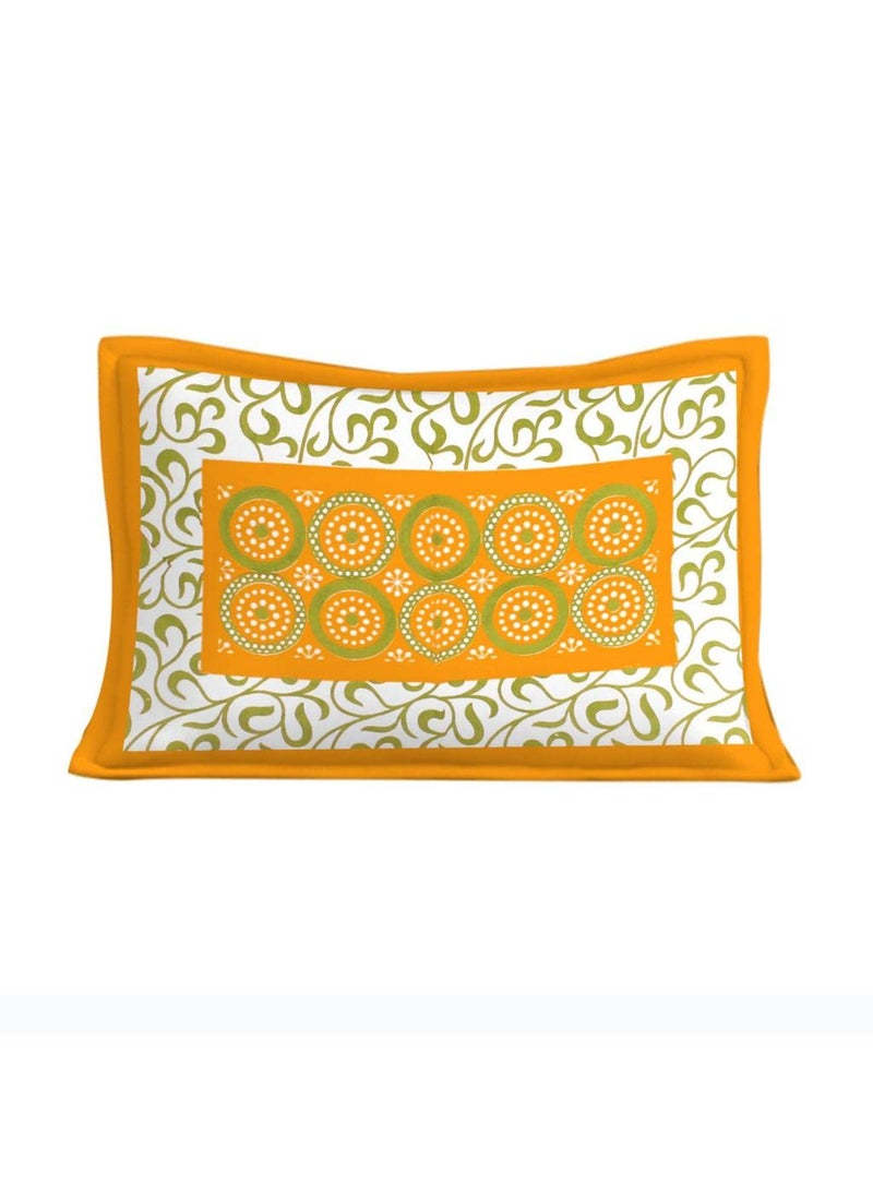 JAIPUR PRINTS 100 Cotton Jaipuri Traditional Single Bedsheet with 1 Pillow Covers Single Sale 17