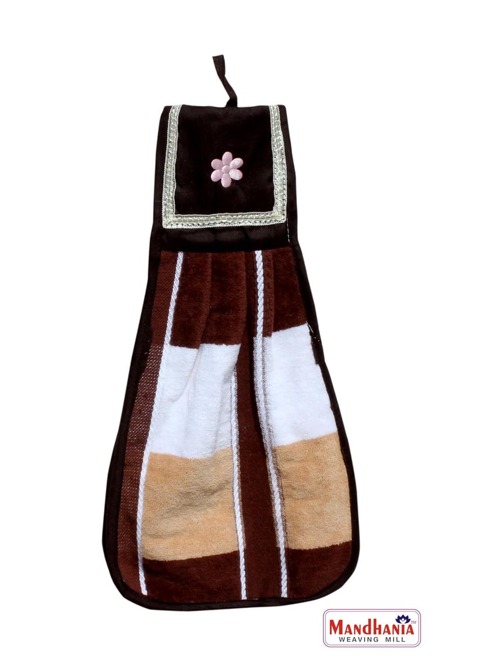 Mandhania Cotton Hand Towel Set of 5 Multicolour