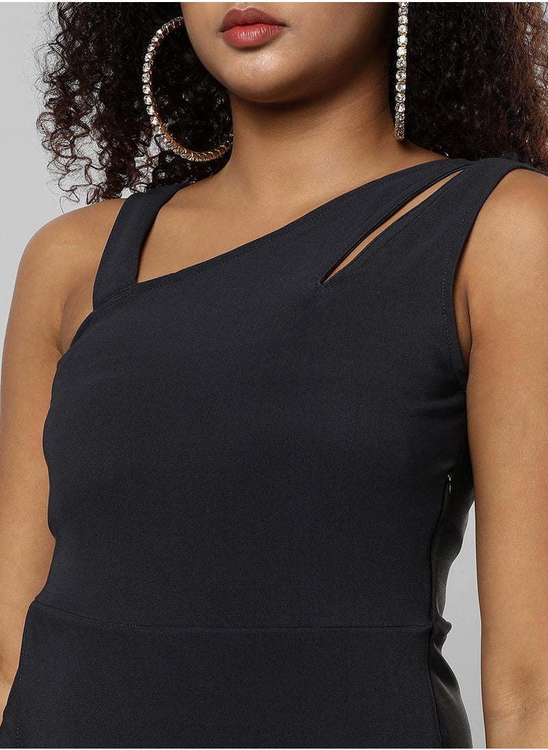Asymmetrical Sleeveless Dress