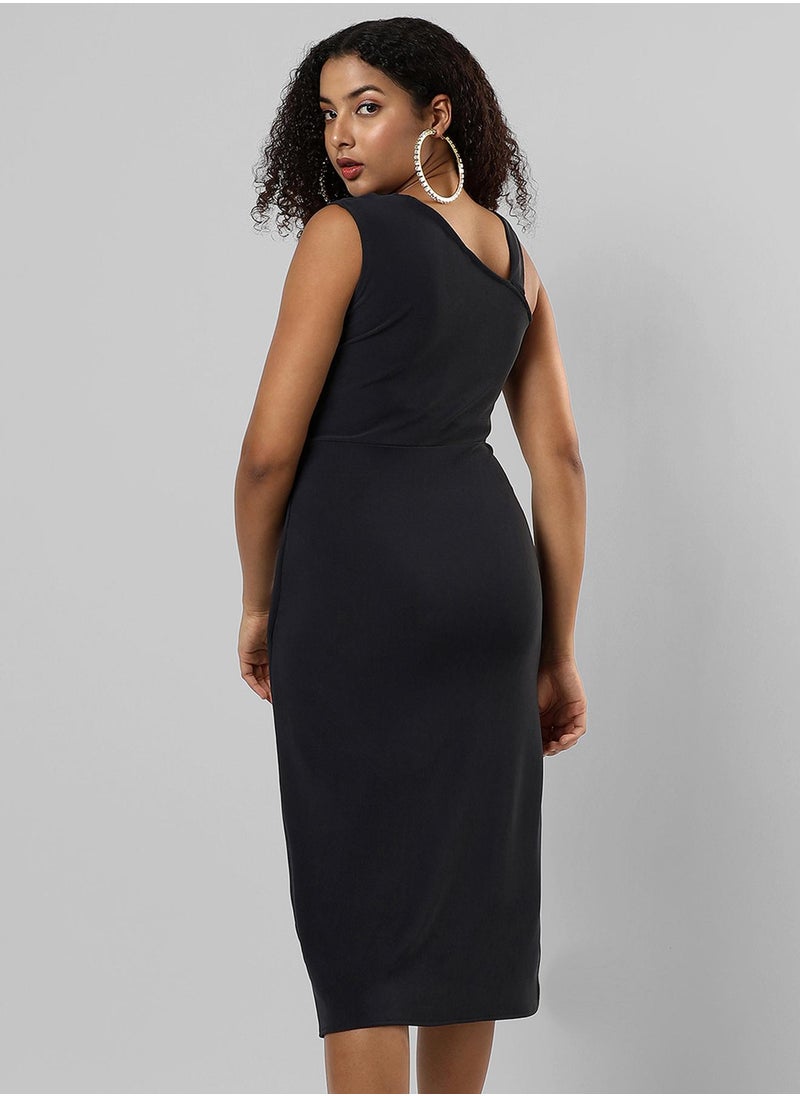 Asymmetrical Sleeveless Dress