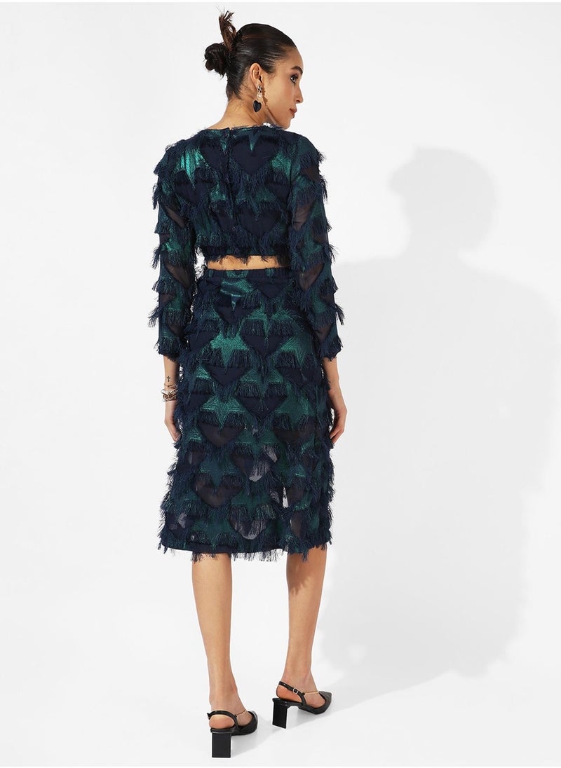 Fringe Detail Dress