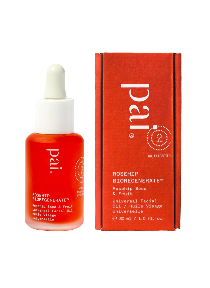 PAI SKINCARE - Organic Rosehip BioRegenerate Universal Facial Oil | Natural, Vegan, Sensitive Skincare (1 fl oz | 30 mL)