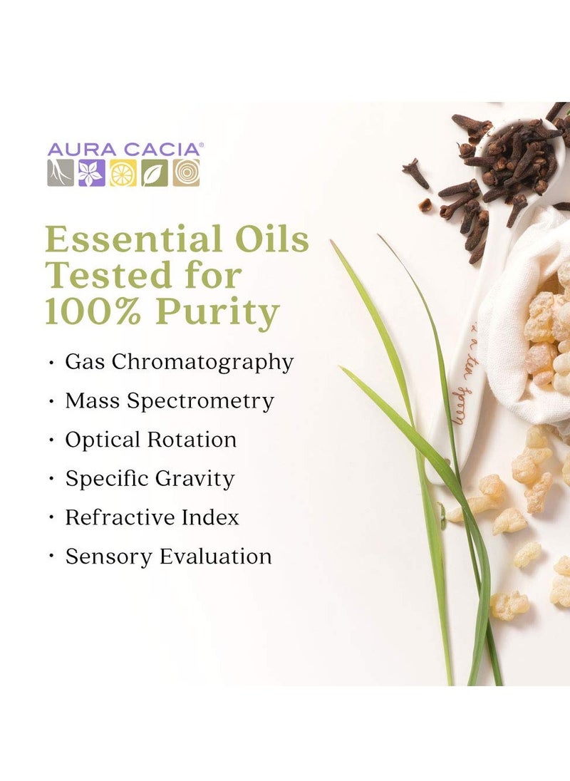 Aura Cacia Organic Deep Rosehip Facial Serum, 1-Ounce, Soothing, Moisture-Preserving Oil, Pure, Free From Synthetic Additives