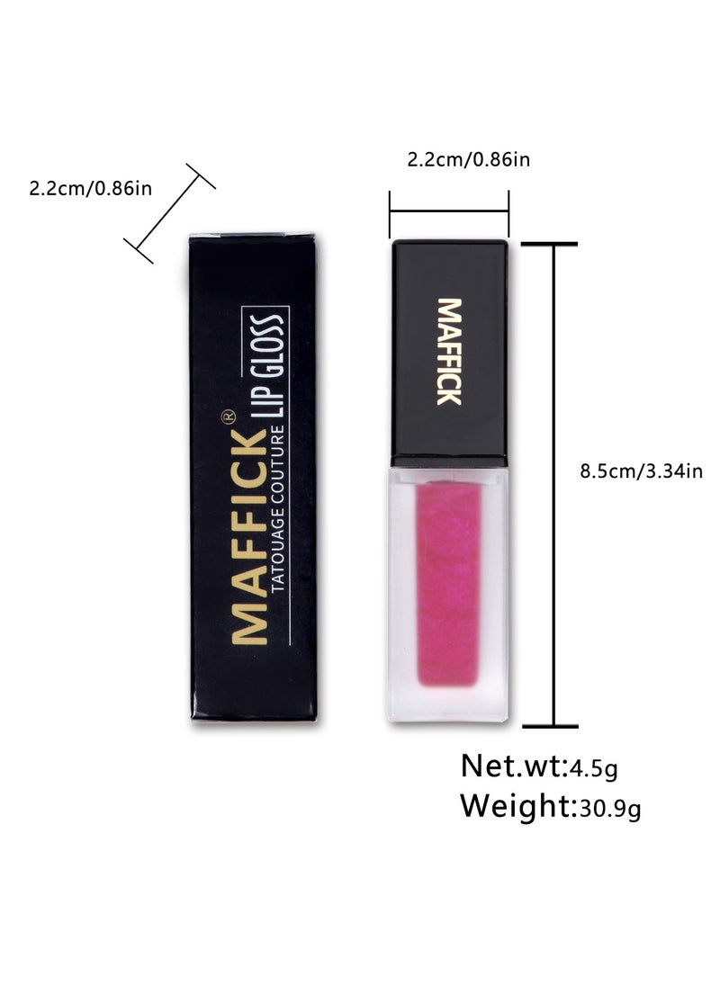 Maffick Lip Gloss, Super Lustrous The Gloss, Non-Sticky, High Shine Finish, 4.5g
