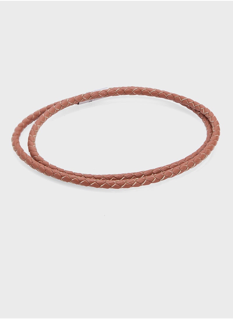 PPOUND Woven Leather Bracelet