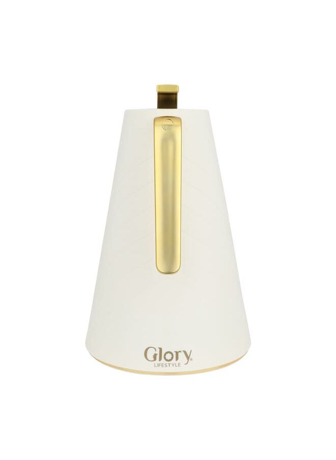 Glory Pro Flask Light Beige Golden Handle 1L