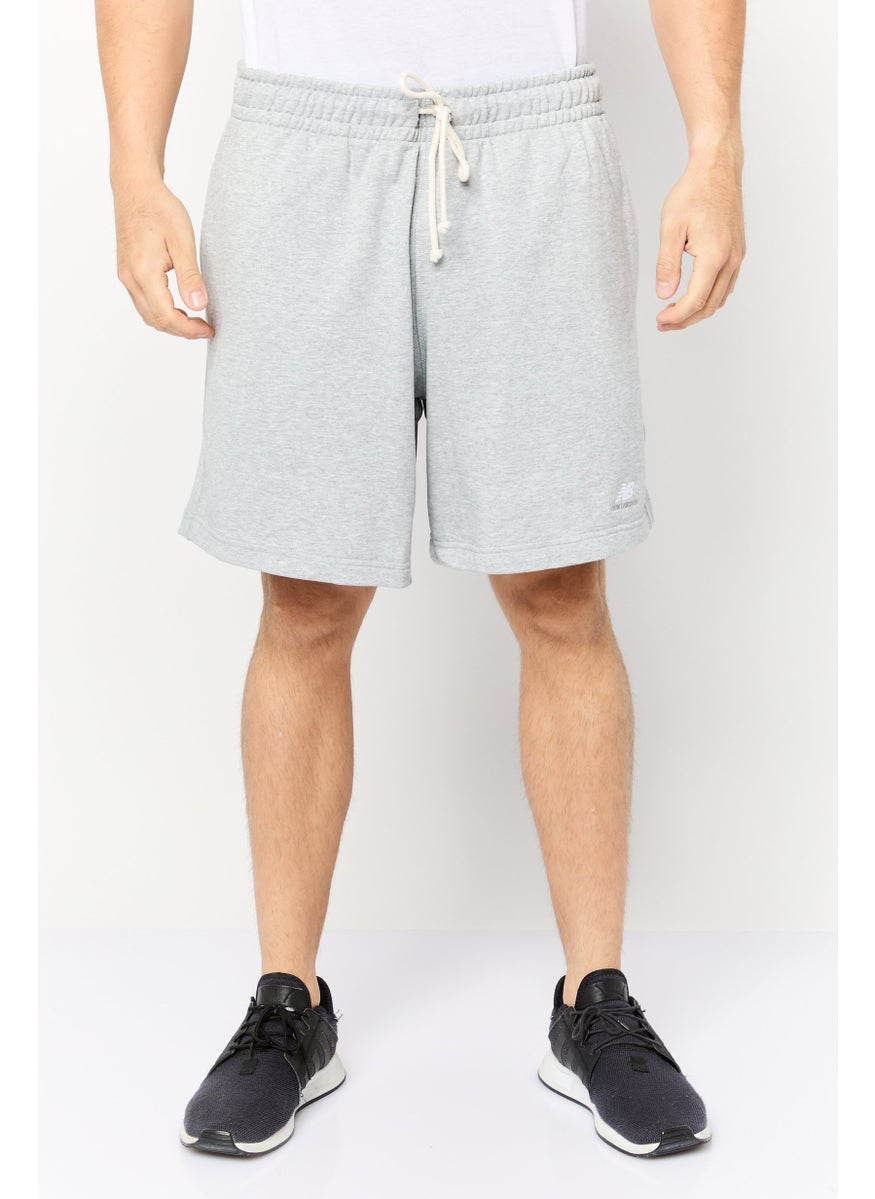 Men Athletic Fit Outdoor Shorts, Grey