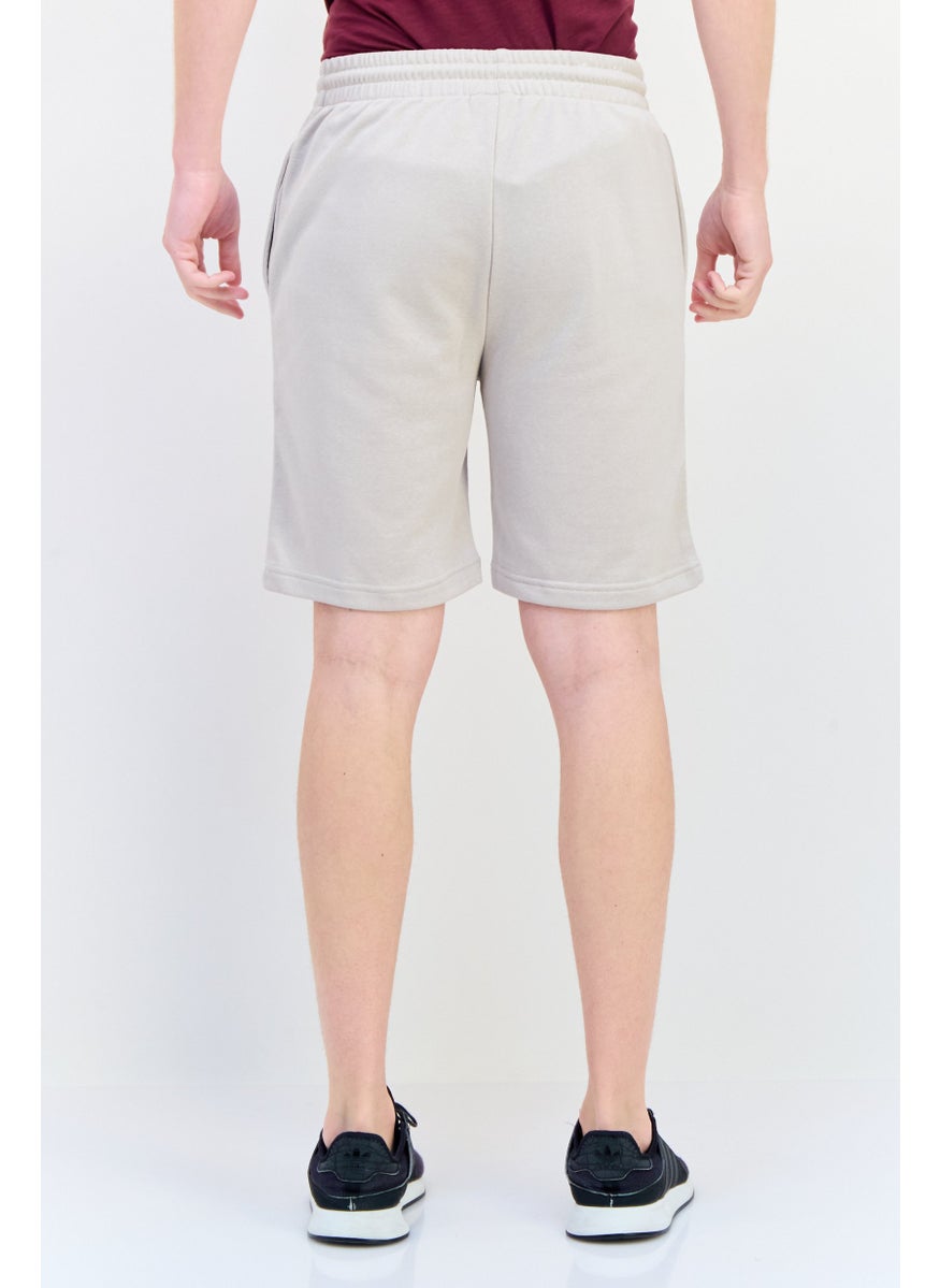 Men Sportswear Fit Training Shorts, Beige