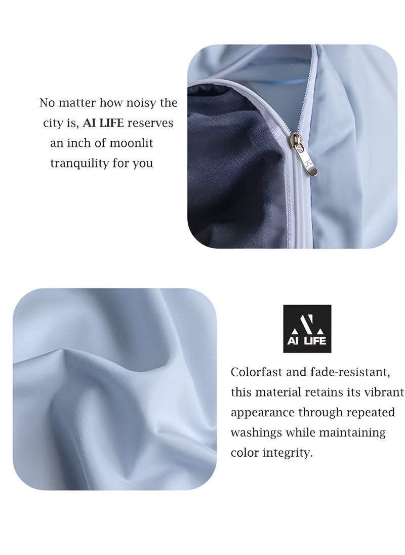 AI LIFE King Size Bedding Flat Sheet 6 PCS Bed Sheet Set Super Soft Cotton Breathable Cozy Non Pilling Sheets Shrinkage and Fade Resistant Easy Care