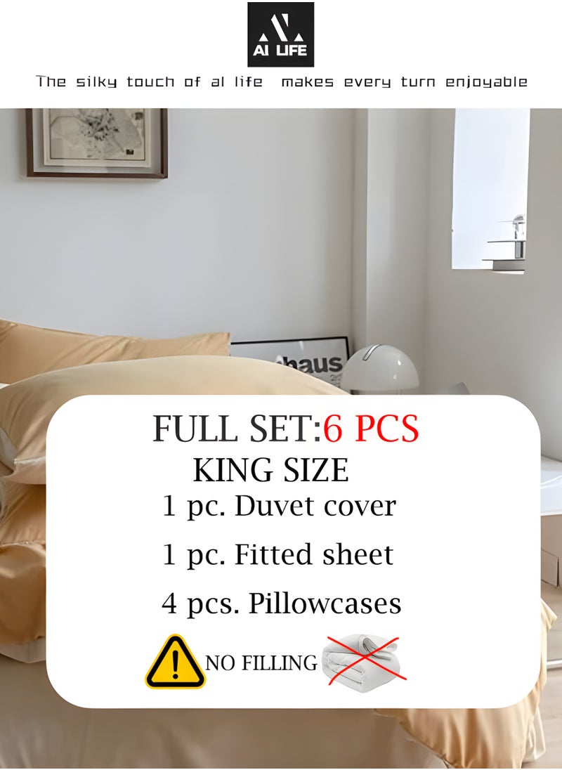 AI LIFE Bedding King Flat Sheet Bed Sheet King Set Super Soft Cotton Breathable Cozy Non Pilling Sheets Shrinkage and Fade Resistant