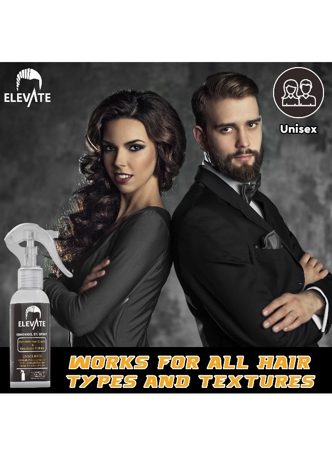 5% Minoxidil Hair Growth Spray for Men & Women - 1 to 2 Month Supply, 100ml