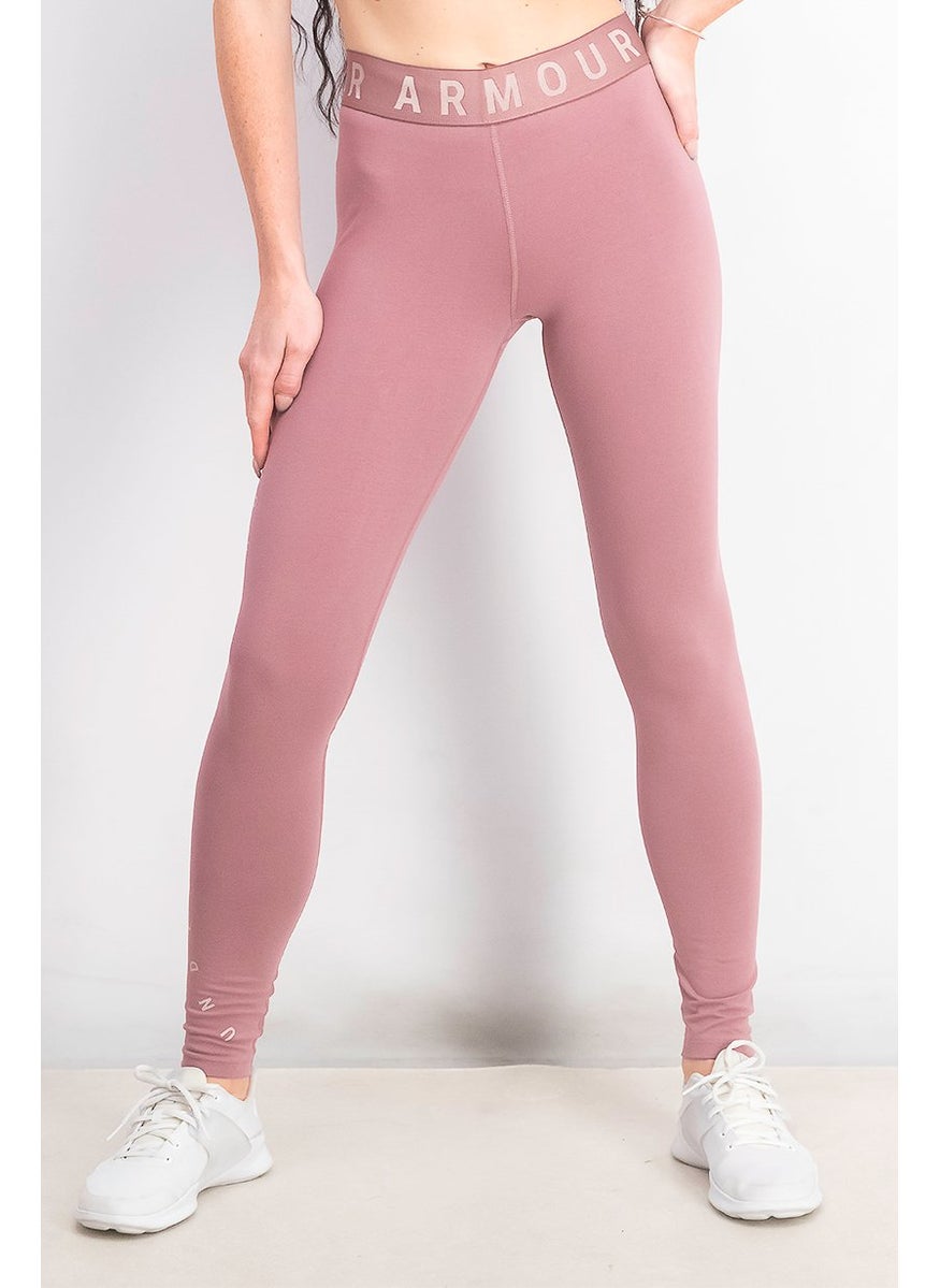 Women Sportswear Fit Training Leggings, Mauve