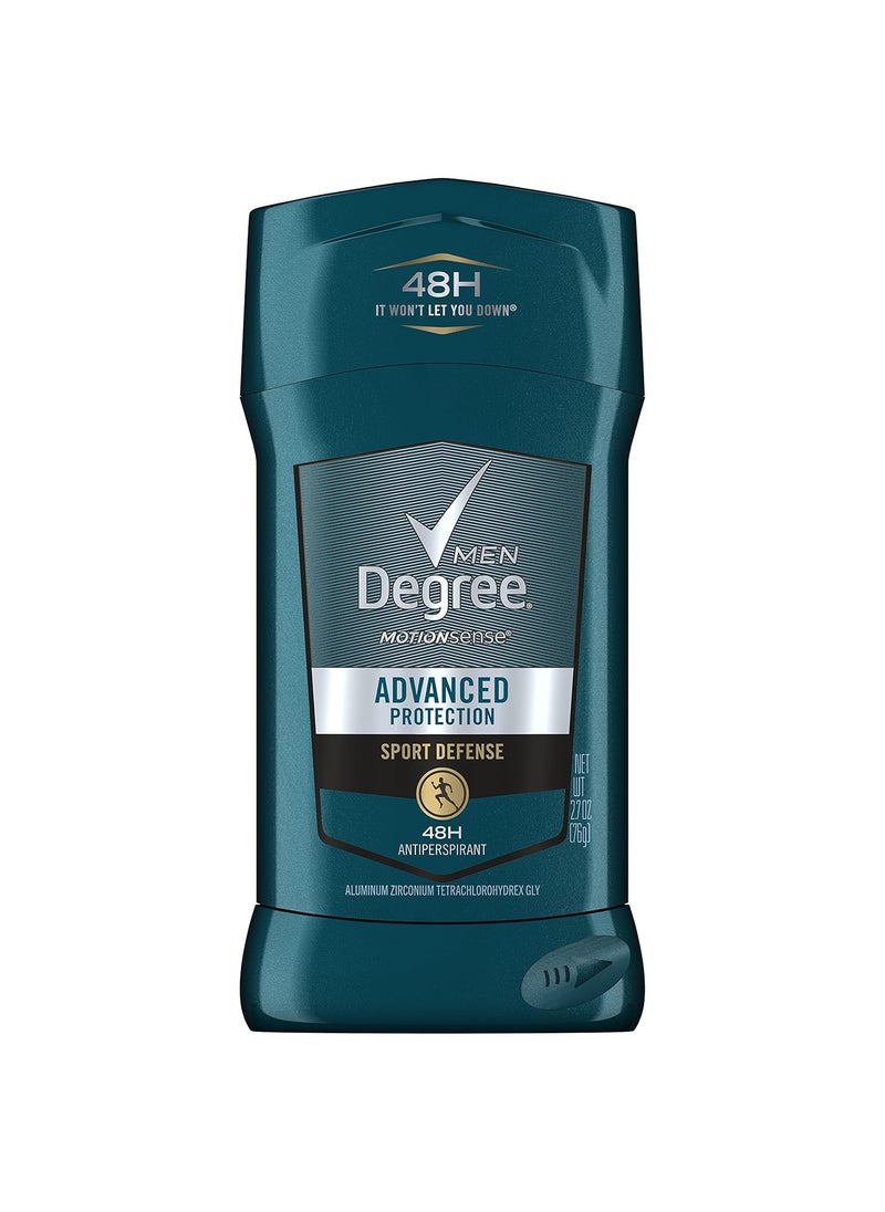 Degree Sport Defense Advanced Protection Antiperspirant Deodorant Stick, 2.7 oz