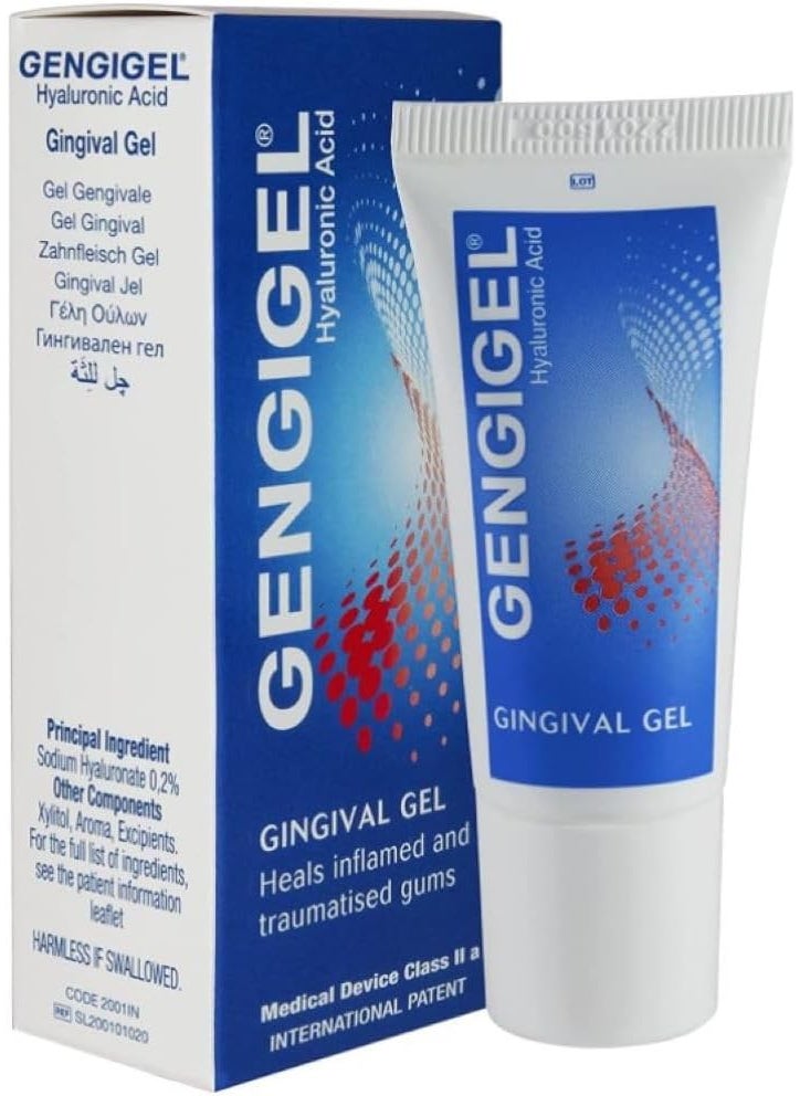 Hyaluronic Acid Oral Gel for Mouth & Gum Discomfort (20ml), Soothes Irritation, Promotes Natural Healing & Protects Delicate Oral Tissue, No Paraben or SLS, Vegan & Kosher