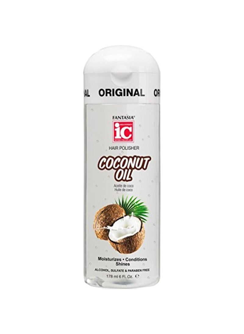 Fantasia Ic Hair Polisher 6oz Coconut Oil, 1 Pack.