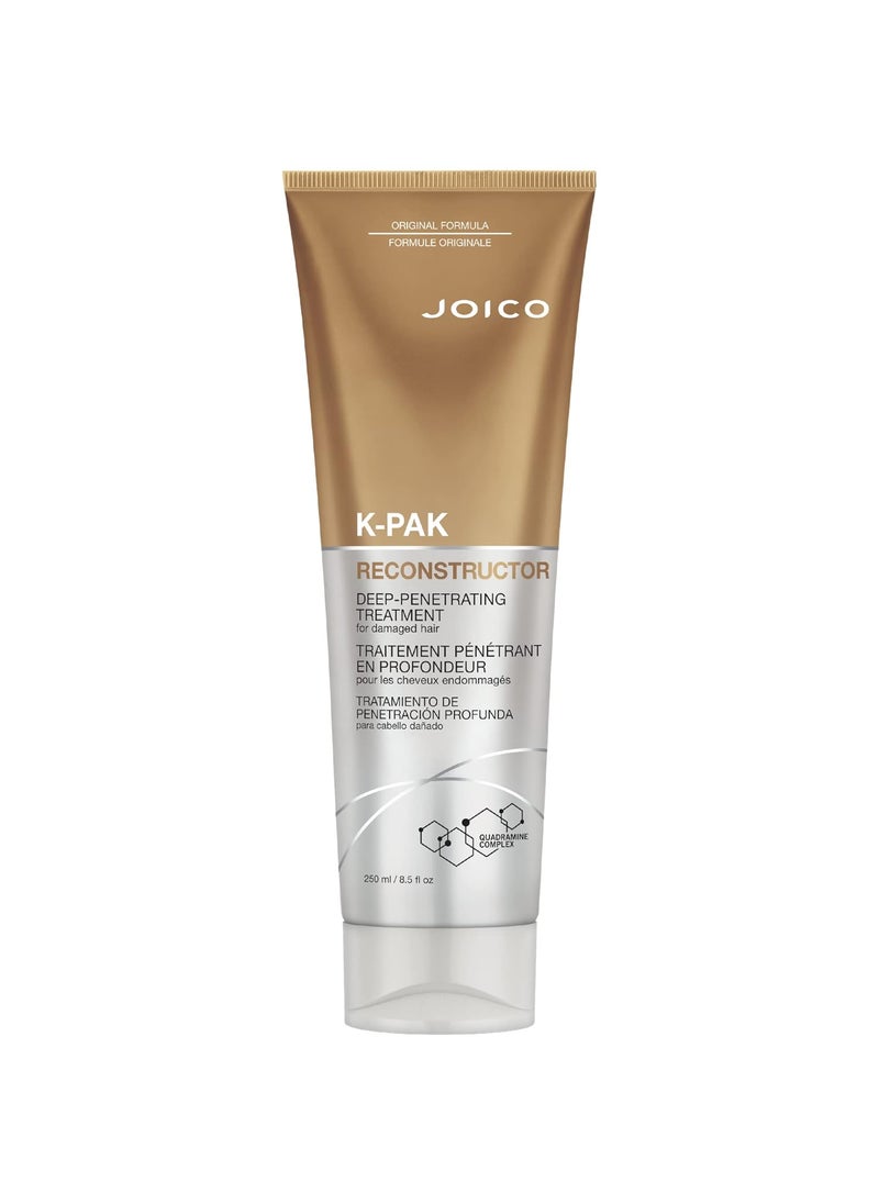 Joico K-PAK Reconstructor Deep-Penetrating Treatment | For Severely Damaged Hair | Repair & Strengthen Strands | Rebuild & Fortify Damaged Hair | Improve Elasticity | With Keratin & Arginine
