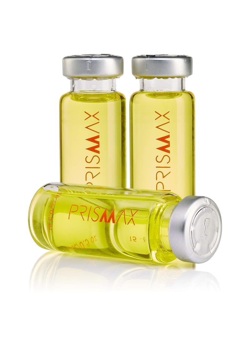 Prismax Nutritivo Deep-Conditioning Hair Treatment - Rejuvenate dry/damaged hair, improve manageability, reduce frizz/porosity with vitamin b6 and b5 panthenol - Formaldehyde-free - 3 Treatments