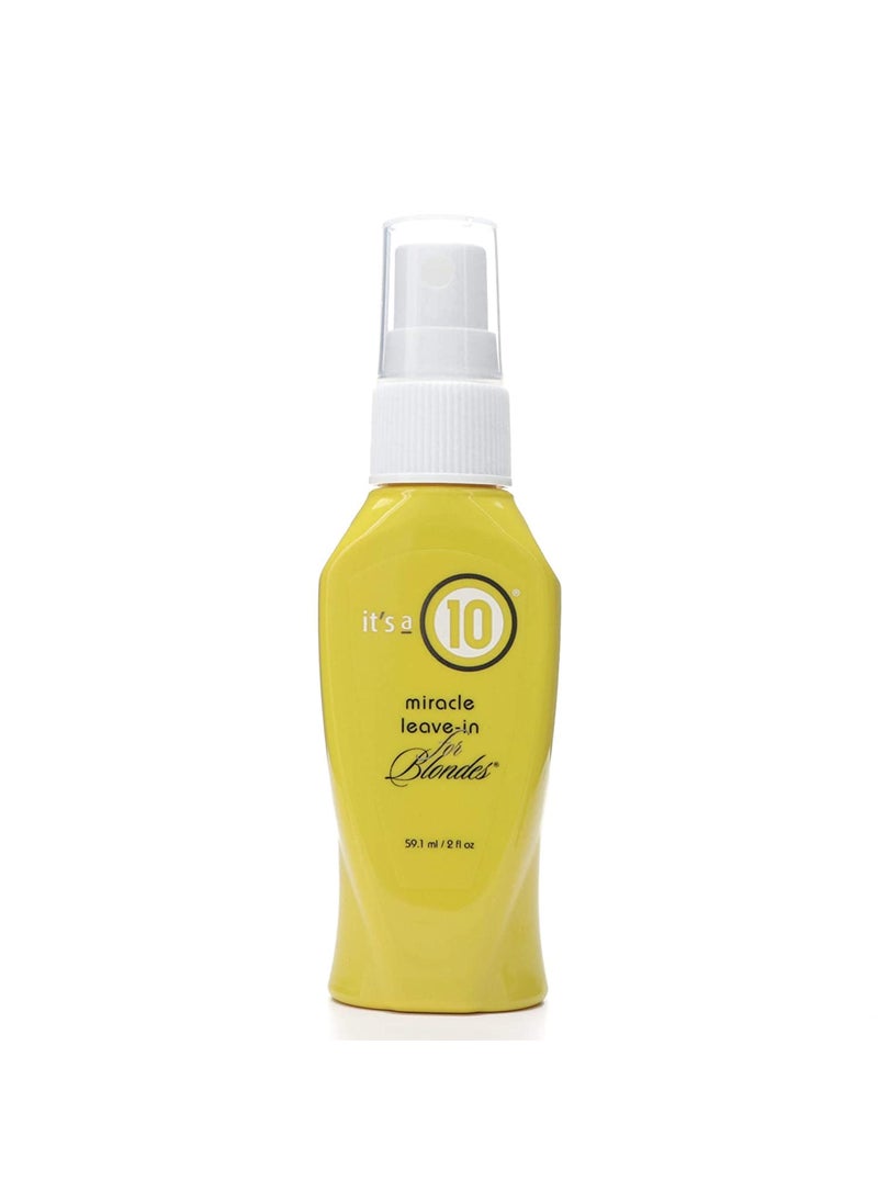 Its A 10 Miracle Leave-In for Blondes Unisex Treatment 2 oz
