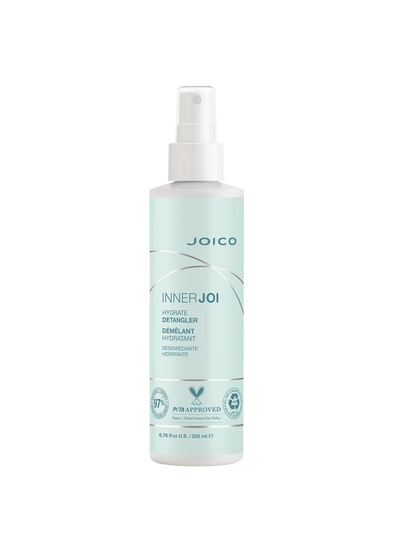 Joico InnerJoi Hydrate Detangler | For Dry Tangled Hair | Sulfate & Paraben Free | Naturally-Derived Vegan Formula