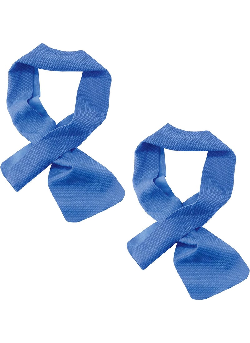 Ergodyne 6603-2PK Chill Its 6603 Cooling Neck Wrap, Long Lasting Cooling Relief, 2-Pack,Blue