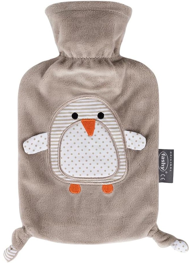 Fashy Hot Water Bottle, 0.8 Litre, Penguin