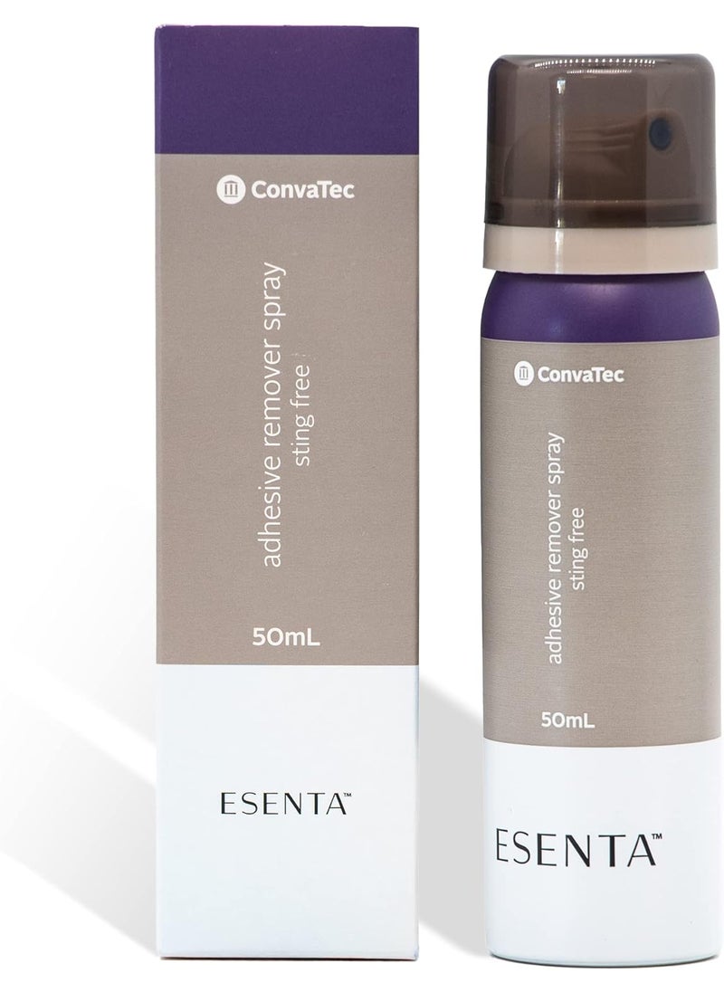 ConvaTec ESENTA Adhesive Remover Spray for Around Stomas and Wounds, Sting Free, Alcohol Free, 50 mL Bottle (Case of 12)