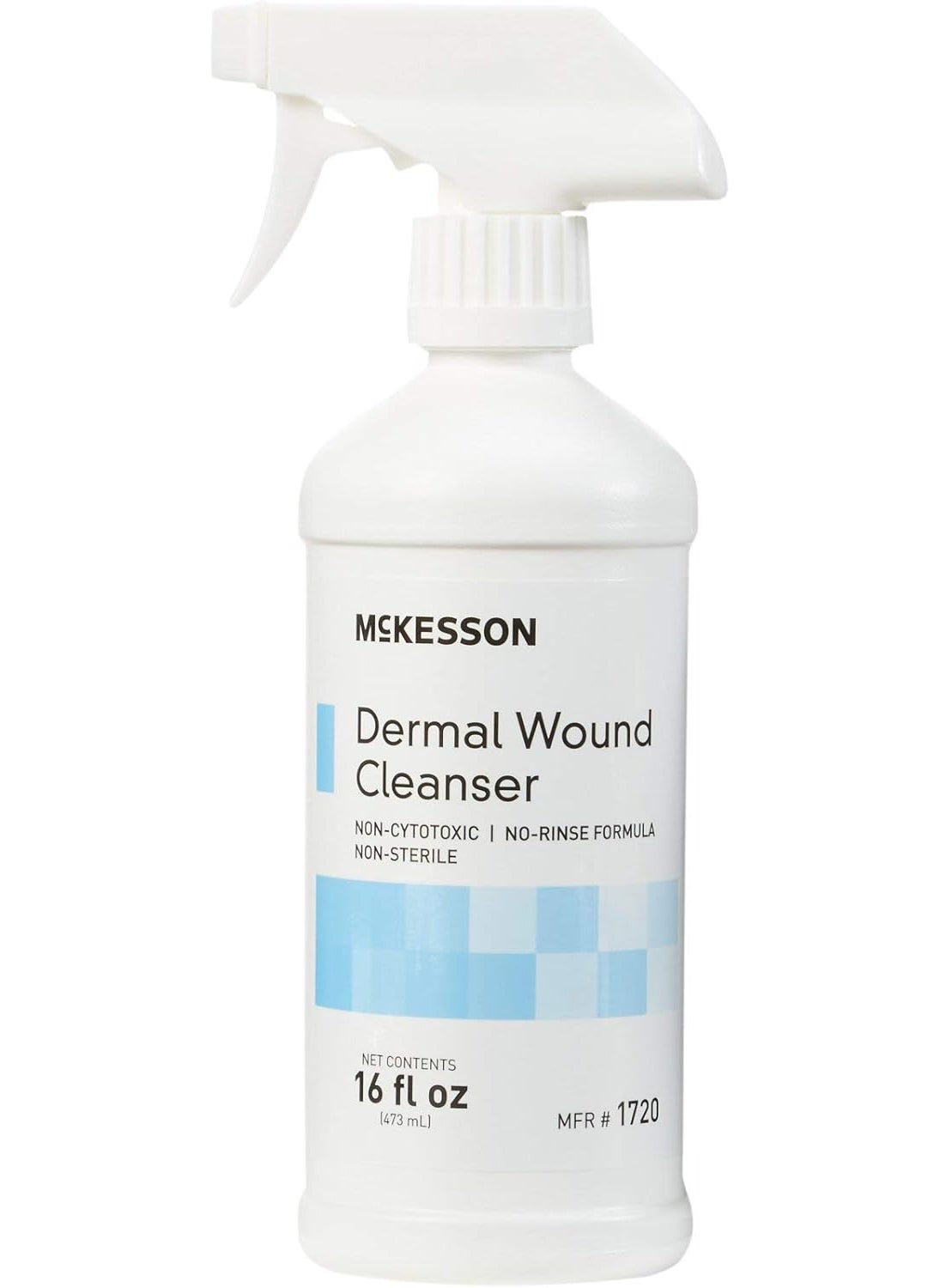 McKesson Dermal Wound Care Cleanser Spray, 16 oz [1 Count] First Aid Wash Solution for Minor Injuries, Cuts, Burns, Scrapes, Sores