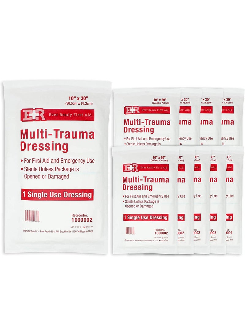 Ever Ready First Aid Multi-Trauma Dressing 10