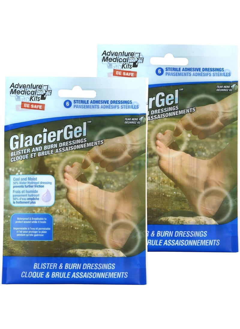 Adventure Medical Kits GlacierGel Blister and Burn Dressing - (Pack of 2)