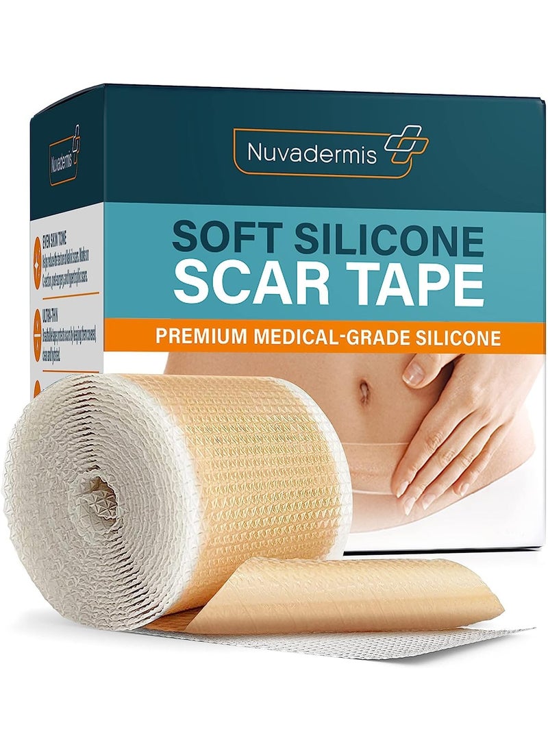 NUVADERMIS Silicone Scar Tape for Surgical Scars - 120