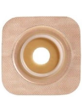 Convatec 125274 SUR-FIT Natura Two-Piece Pre-Cut, Stomahesive Flexible Skin Barrier with Tape Collar, Tan, 45mm (1 3/4