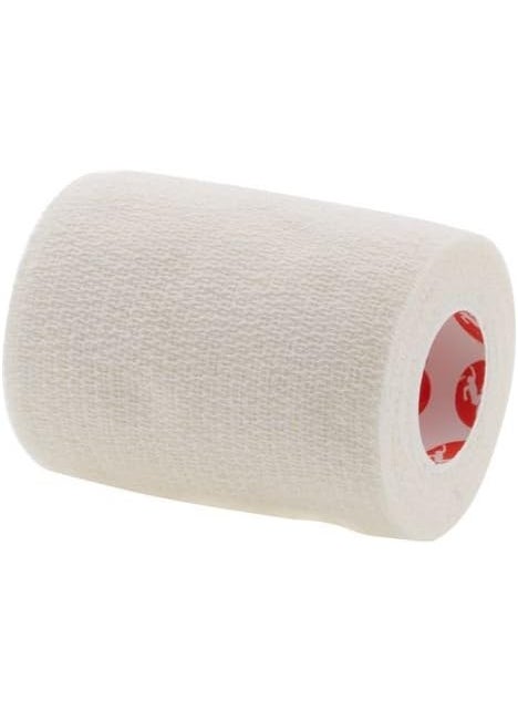 Cramer Eco-Flex Self-Stick Stretch Tape, Cohesive Tape, Flexible Elastic Sports Tape, Athletic Training Room Supplies, Easy Tear & Self-Adherent Bandage Wrap, Single 5 Yard Roll, Compression Tape