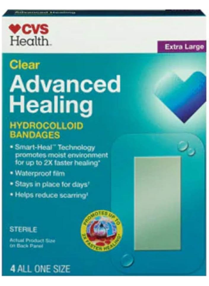 CVS Health Advanced Healing Hydrocolloid Bandages (Extra Large)