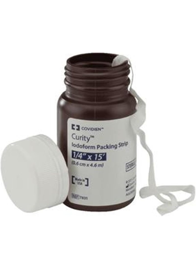 Covidien 7832 Iodoform Packing Strip, Box, Bottle, 1/2
