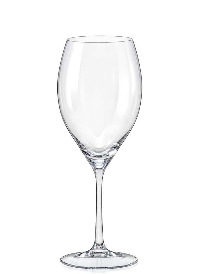 Crystalex Red Wine Glass Sophia 490ml, Crystalline (Pack of 4)