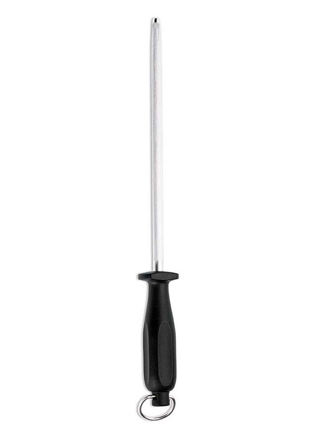 Round Sharpening Steel 25cm - Black handle