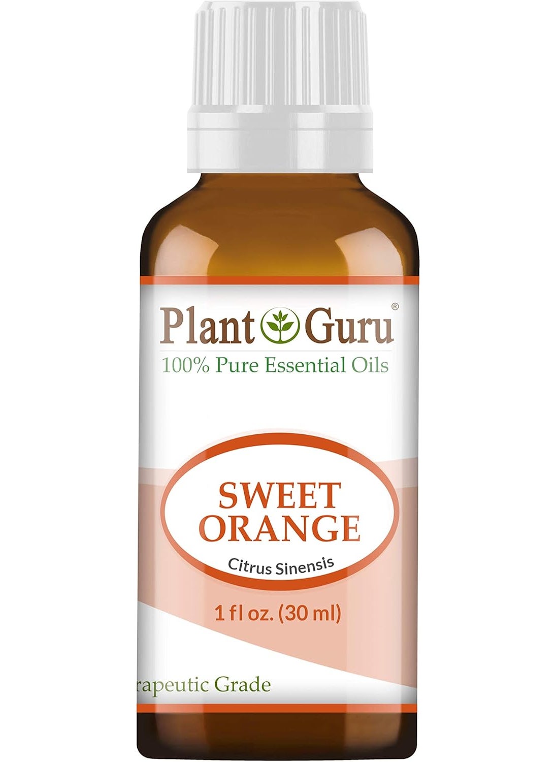 Sweet Orange Essential Oil 1 oz / 30 ml 100% Pure Undiluted Therapeutic Grade Citrus Sinensis, Cold Pressed from Fresh Orange Peel, Aromatherapy Diffuser, Relaxation, Calming, Natural Cleaner